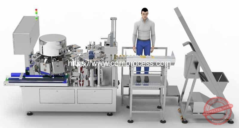 Automatic-Sweet-Corn-Bag-Opening-Corn-Filling-Vacuum-Packing-Machine